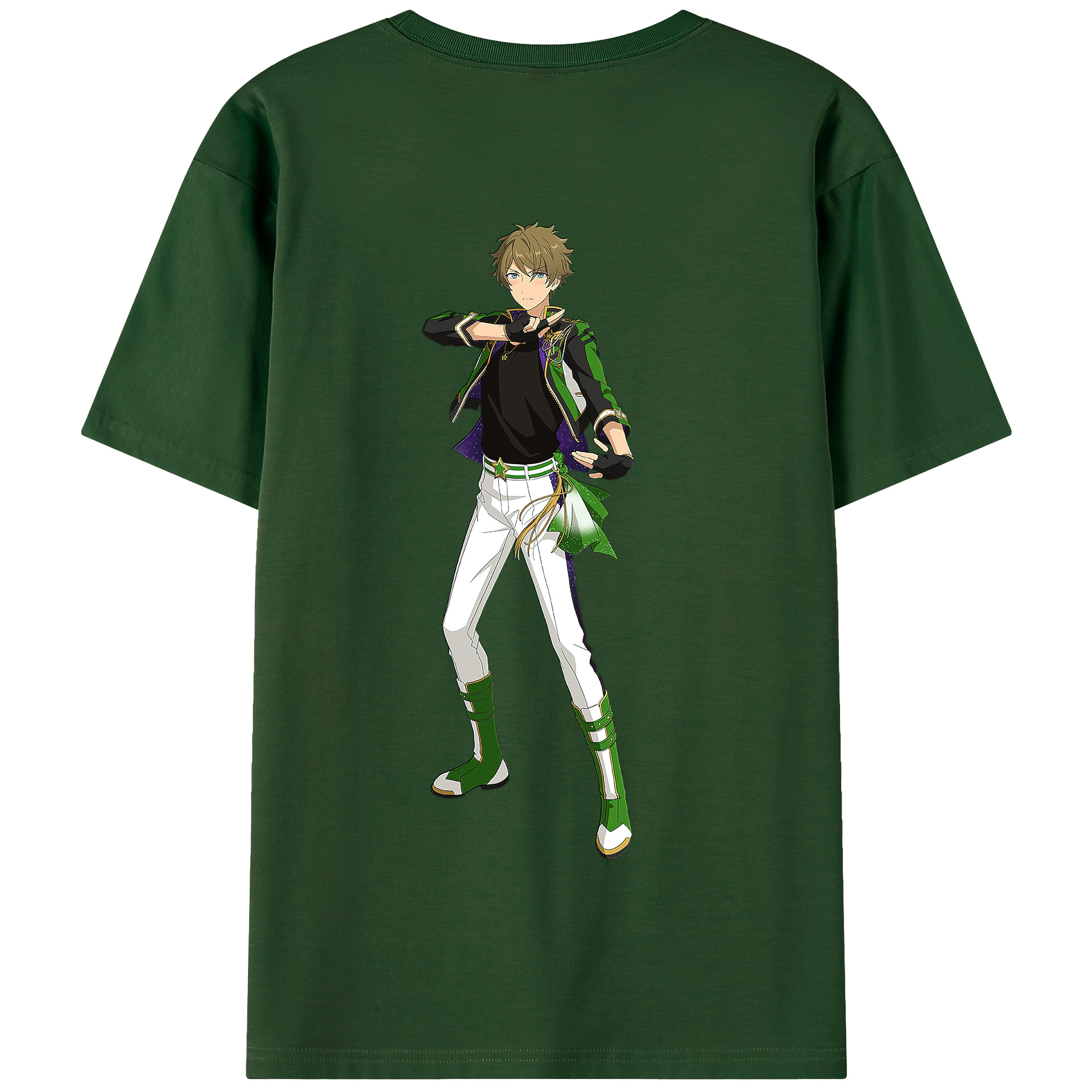 （画像用） あんさんぶるスターズ! Ensemble Stars 綿100％半袖Tシャツ（背面プリント）